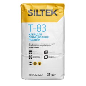 Клей Siltek T-83 для плитки, 25 кг