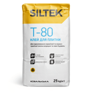 Клей Siltek T-80 для плитки, 25 кг