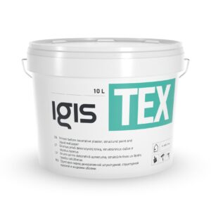 Грунтівка перед декоративною штукатуркою, IGIS TEX, 10 л